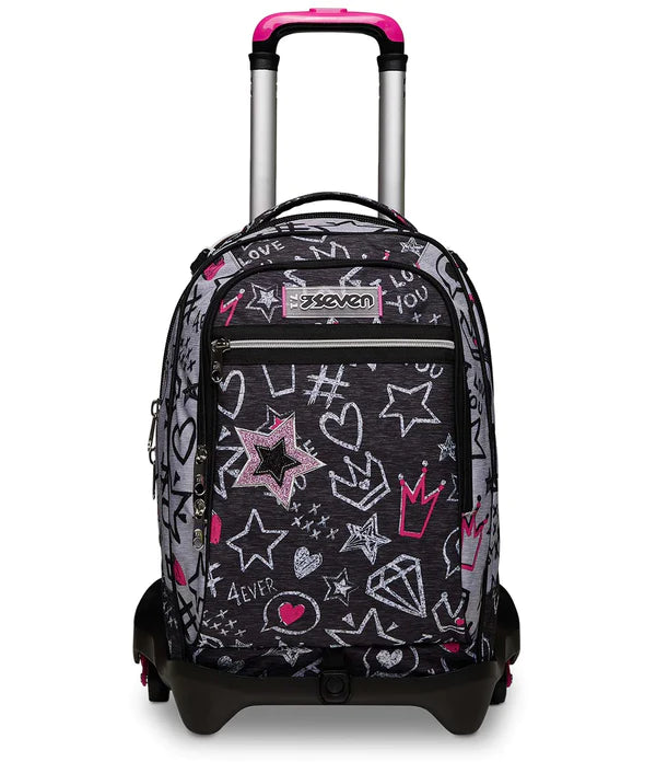 TROLLEY SEVEN 3 RUOTE - ZIPPER GLAMY