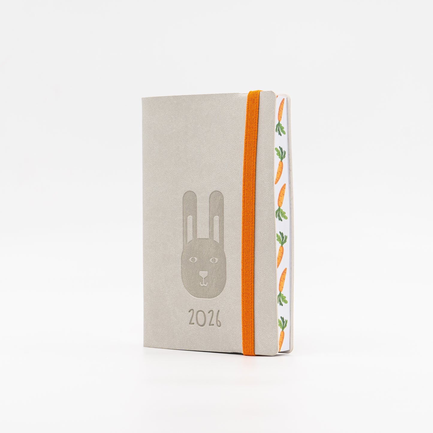 AGENDA GIORNALIERA CON ELASTICO 10X15 ZOOLAND CONIGLIO - GRIGIO