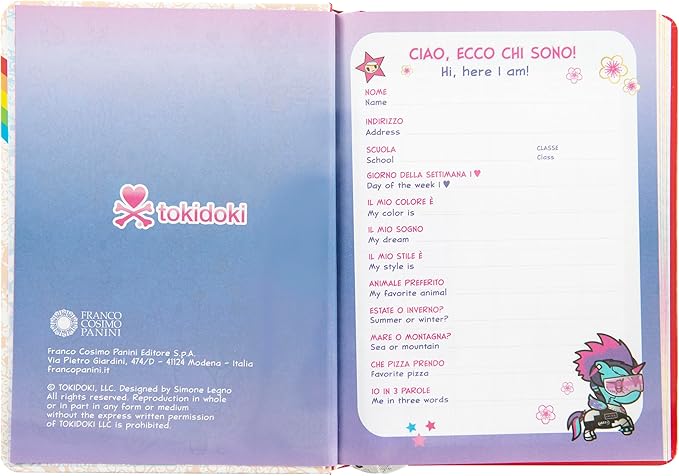 TOKIDOKI DIARIO 2025/2026 13 X 18,5