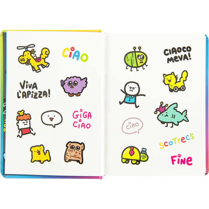 DIARIO DATATO 16 MESI COMIX SCOTTEX BY SIO - BLU UNICOTTERO