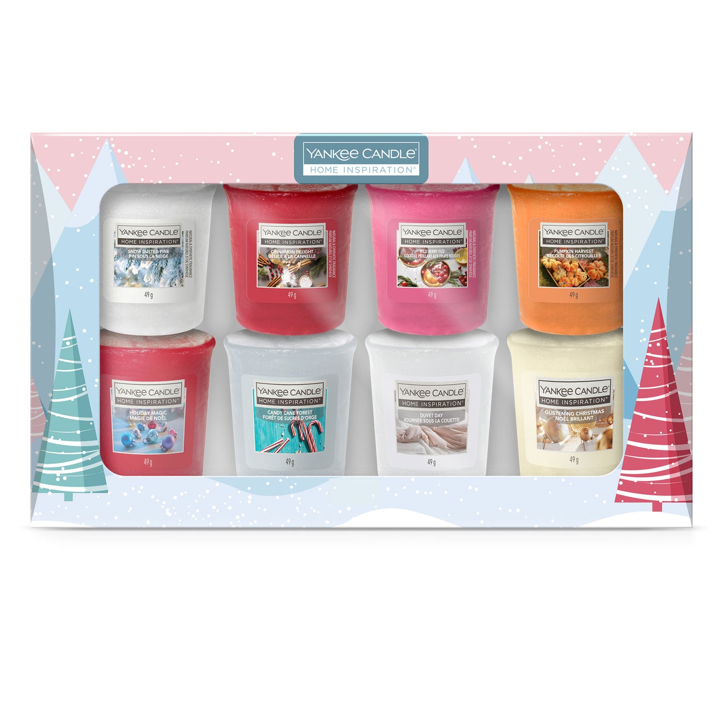 Yankee Candle Home Inspiration - Votive Gift Box - 8 x 49g