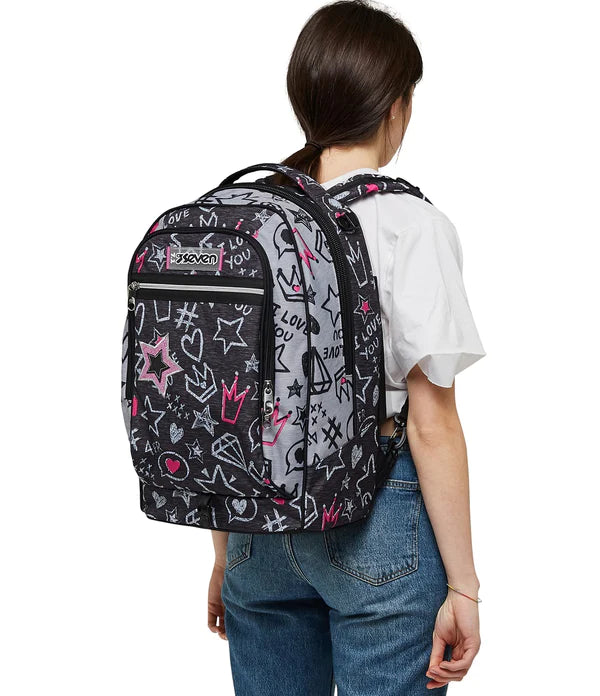 TROLLEY SEVEN 3 RUOTE - ZIPPER GLAMY