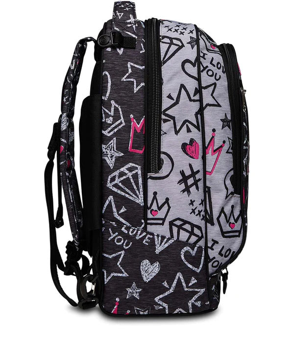 TROLLEY SEVEN 3 RUOTE - ZIPPER GLAMY