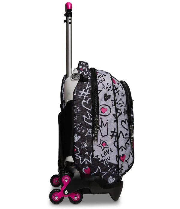 TROLLEY SEVEN 3 RUOTE - ZIPPER GLAMY