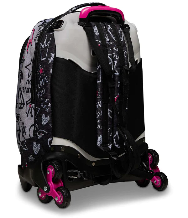 TROLLEY SEVEN 3 RUOTE - ZIPPER GLAMY