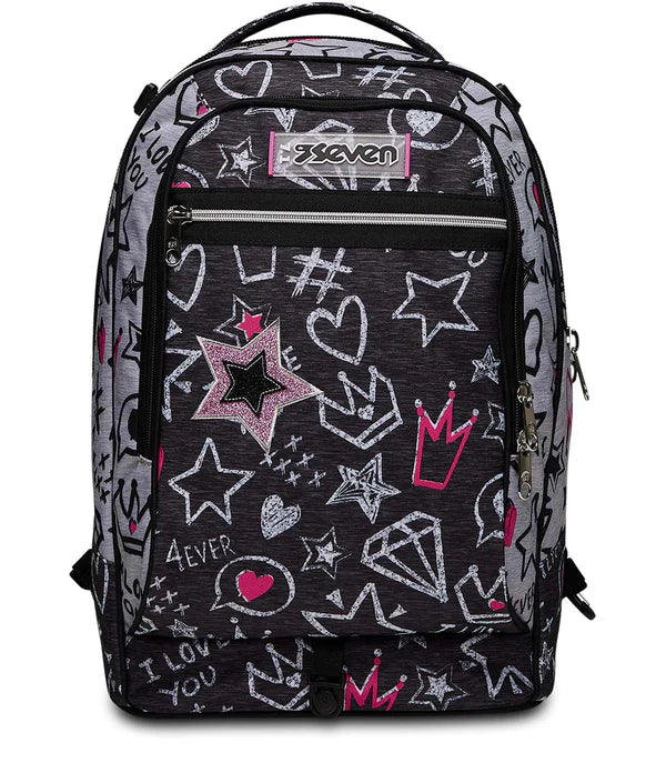 TROLLEY SEVEN 3 RUOTE - ZIPPER GLAMY