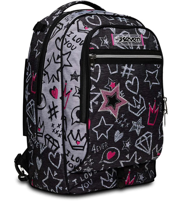 TROLLEY SEVEN 3 RUOTE - ZIPPER GLAMY