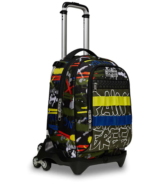 TROLLEY SEVEN 3 RUOTE - FLUO BELTS