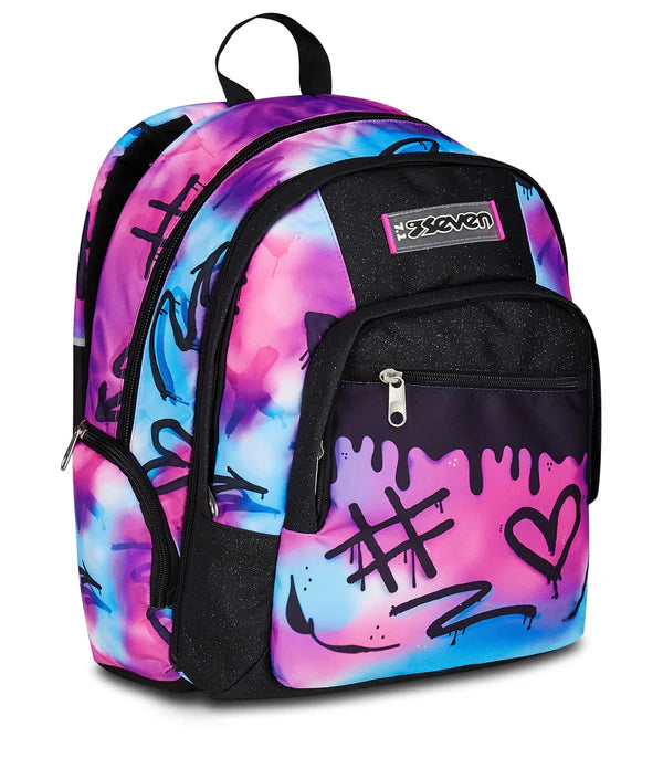 ZAINO SEVEN DUAL DETACH -SPRINT PAINT GIRL