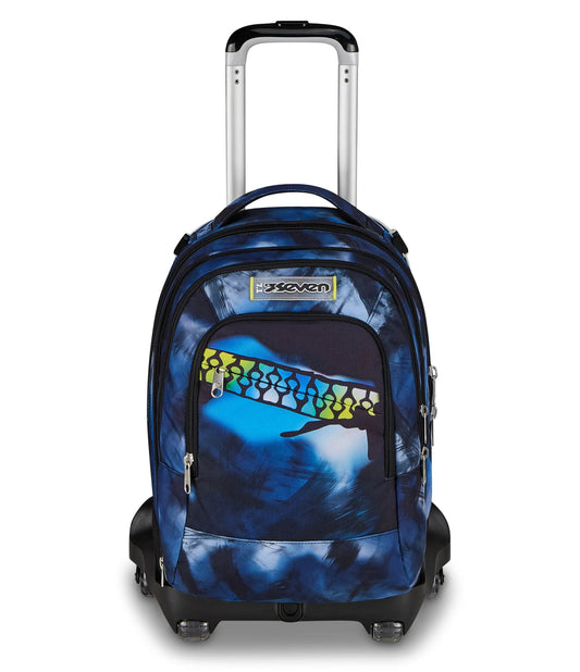 TROLLEY JACK Seven 8 RUOTE DETACH - BLU FUSION