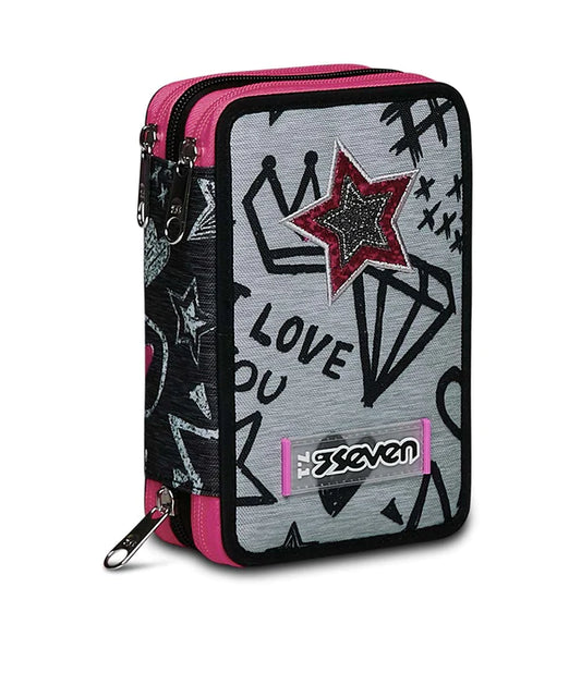 ASTUCCIO SEVEN 3 ZIP - ZIPPER GLAMMY