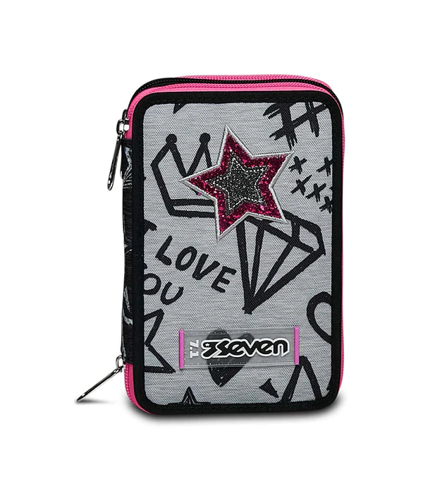 ASTUCCIO SEVEN 3 ZIP - ZIPPER GLAMMY