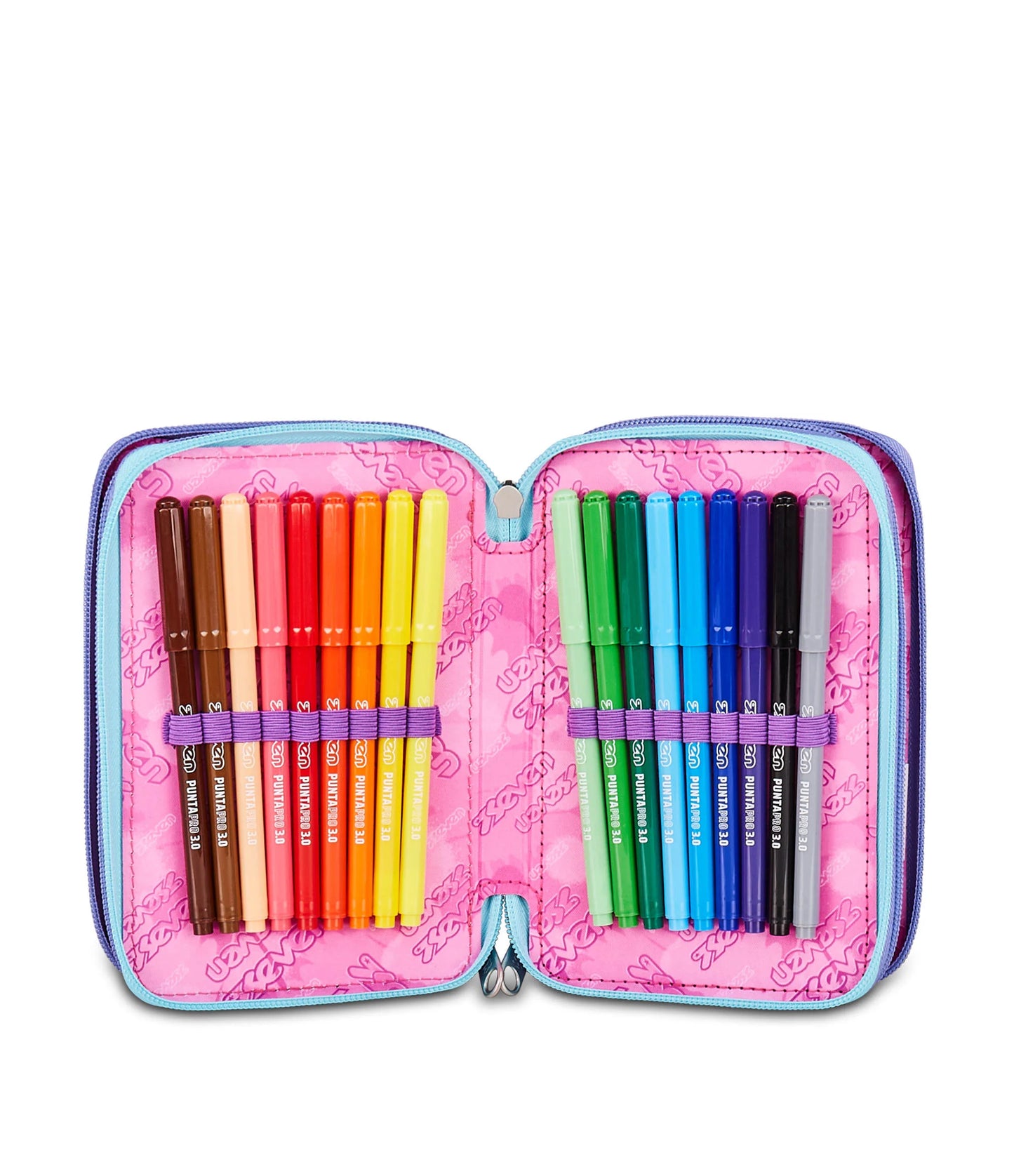 ASTUCCIO SEVEN 3 ZIP - ELECTRICVIBE GIRL
