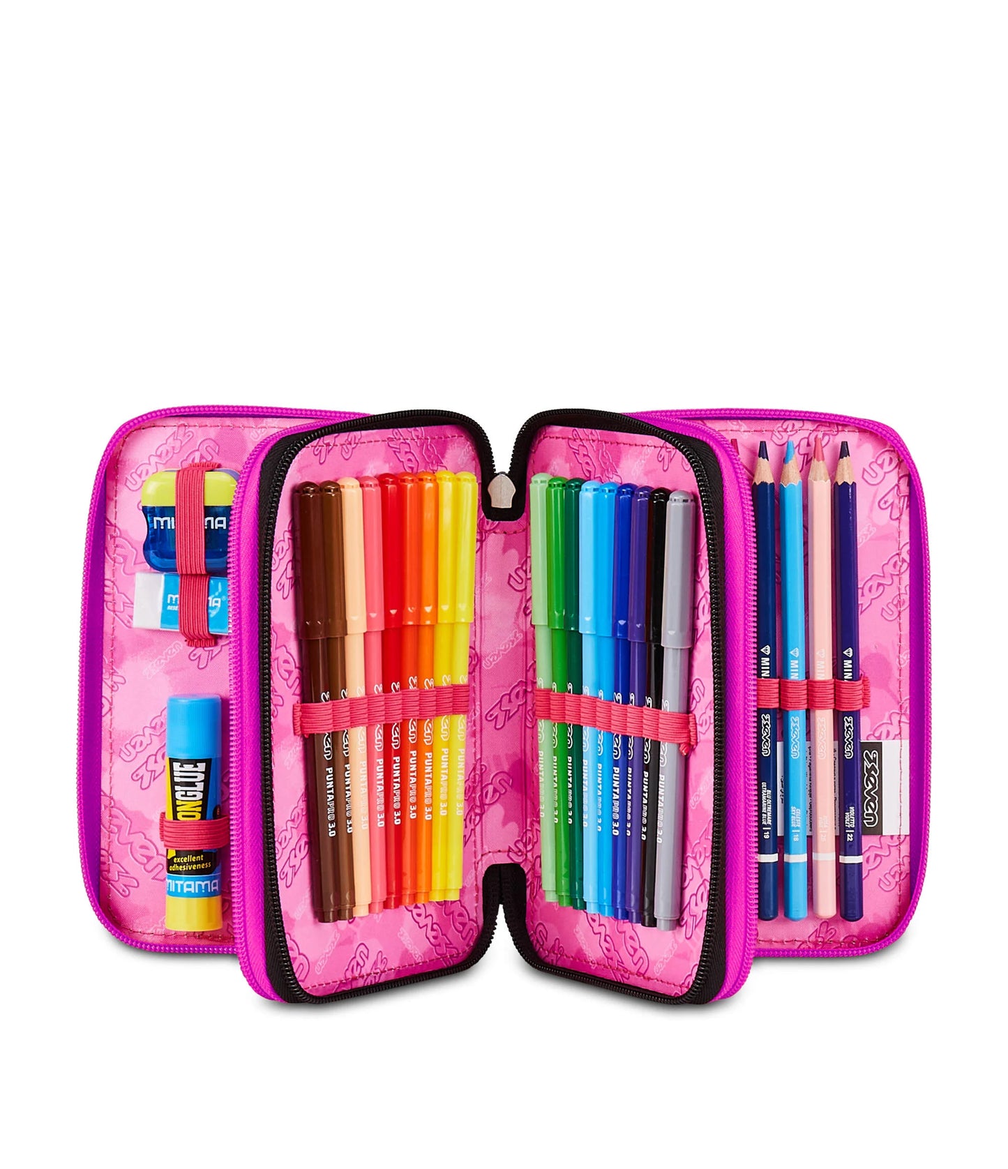 ASTUCCIO SEVEN 3 ZIP - PLUMPY LINE GIRL