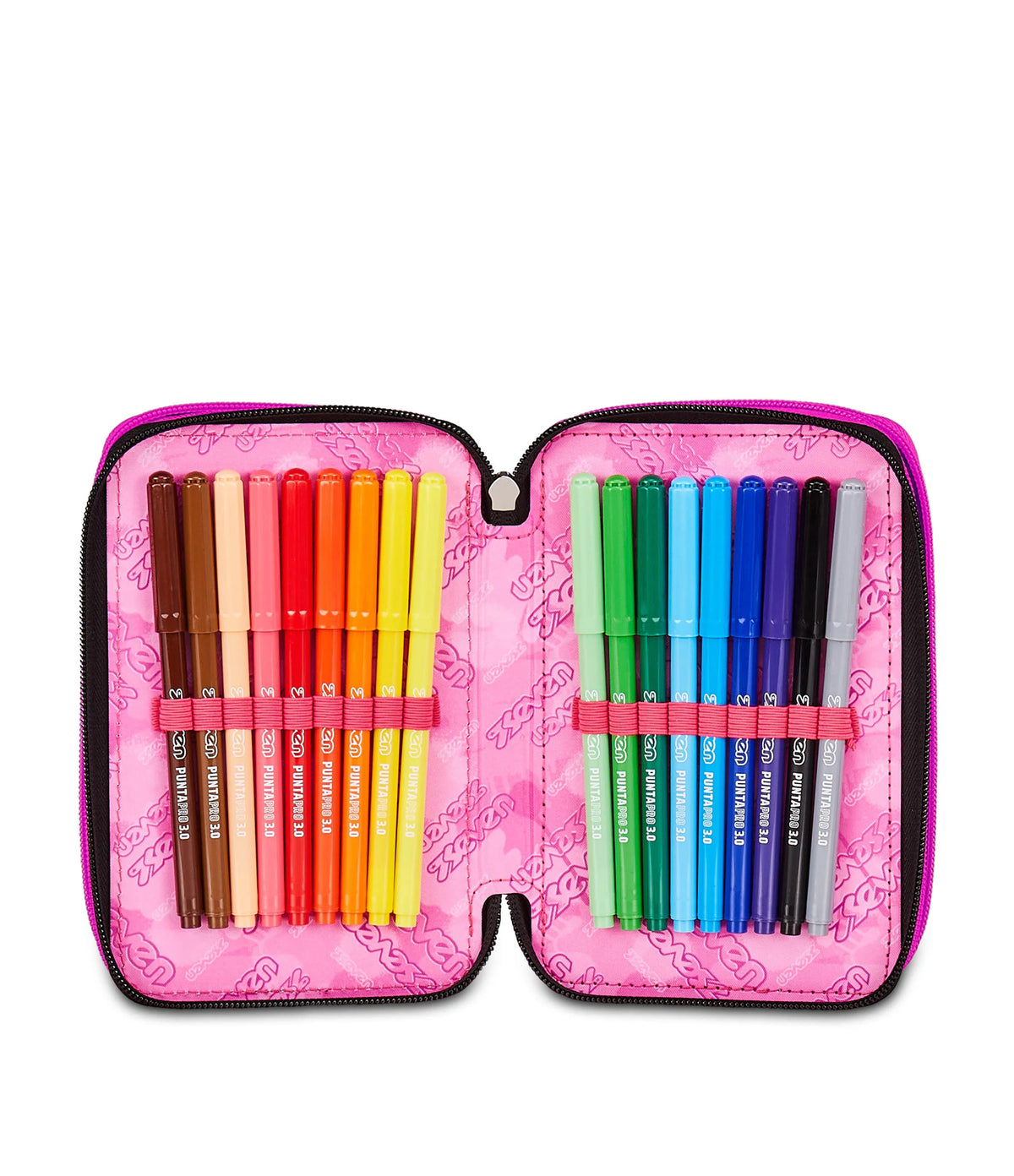 ASTUCCIO SEVEN 3 ZIP - PLUMPY LINE GIRL