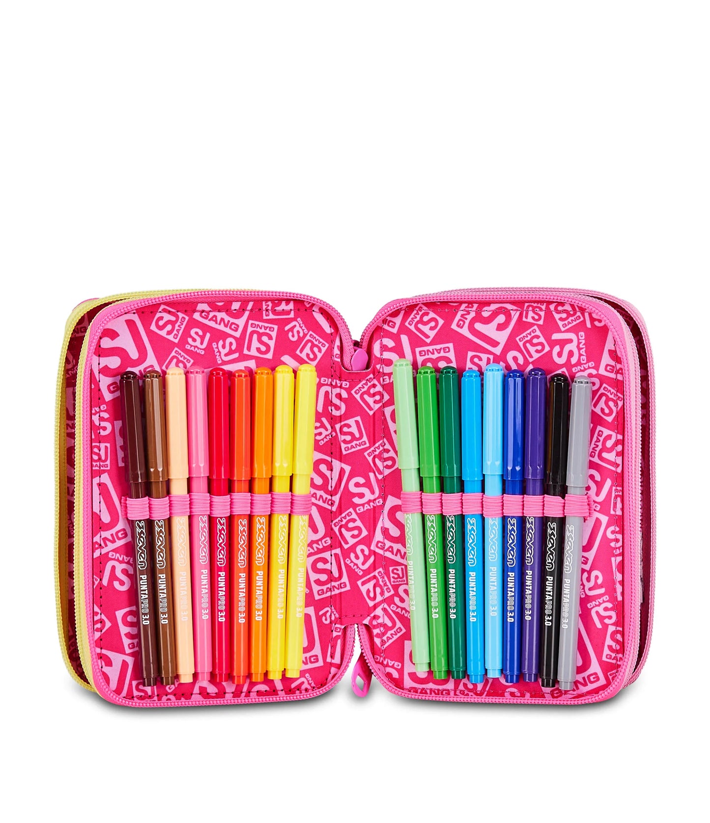 ASTUCCIO SEVEN 3 ZIP - JOYFUL PINS GIRL