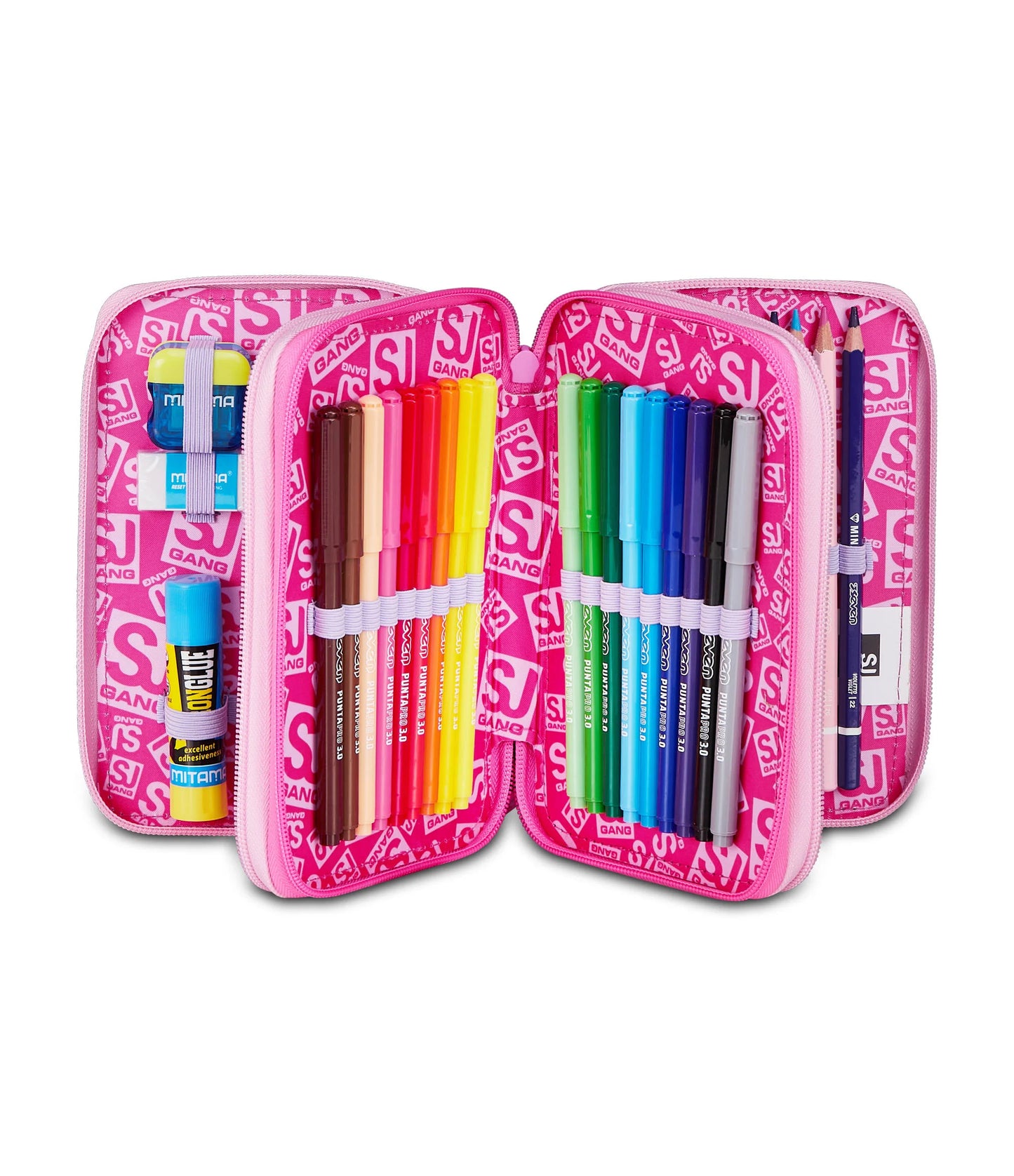 ASTUCCIO SEVEN 3 ZIP - FLUFFY PINK GIRL