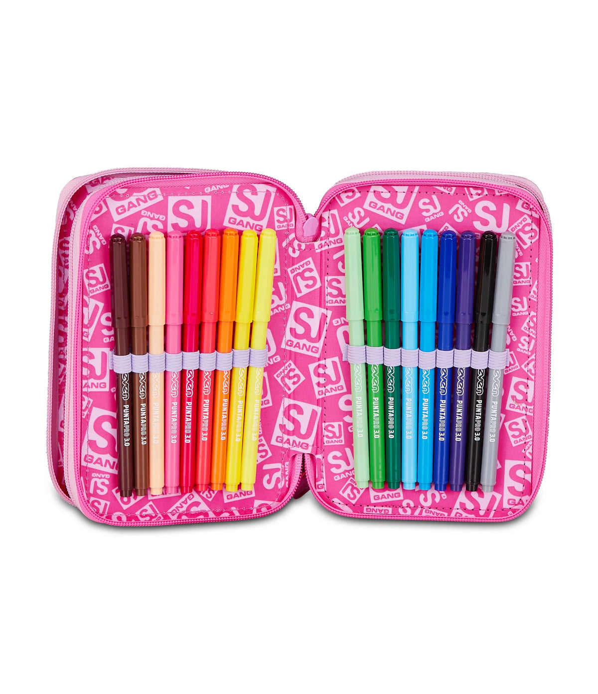 ASTUCCIO SEVEN 3 ZIP - FLUFFY PINK GIRL