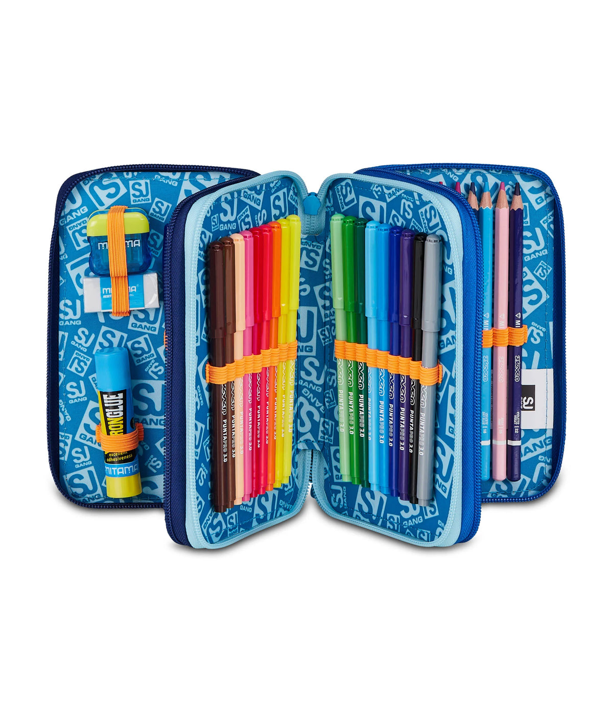 ASTUCCIO SJ GANG 3 ZIP - SPACE LED BOY
