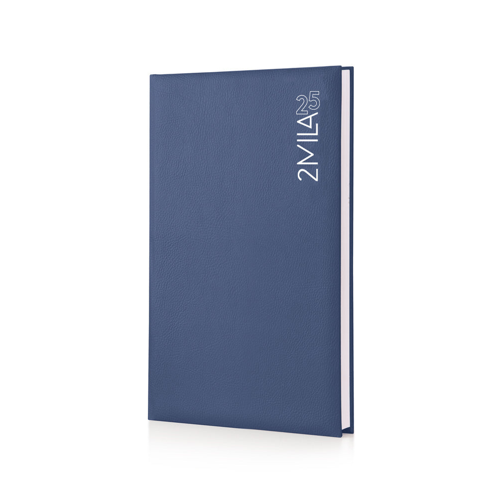 AGENDA GIORNALIERA 2025 IN TEMPO 21 X 30 BLU
