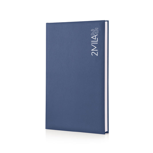 AGENDA GIORNALIERA 2025 IN TEMPO 21 X 30 BLU