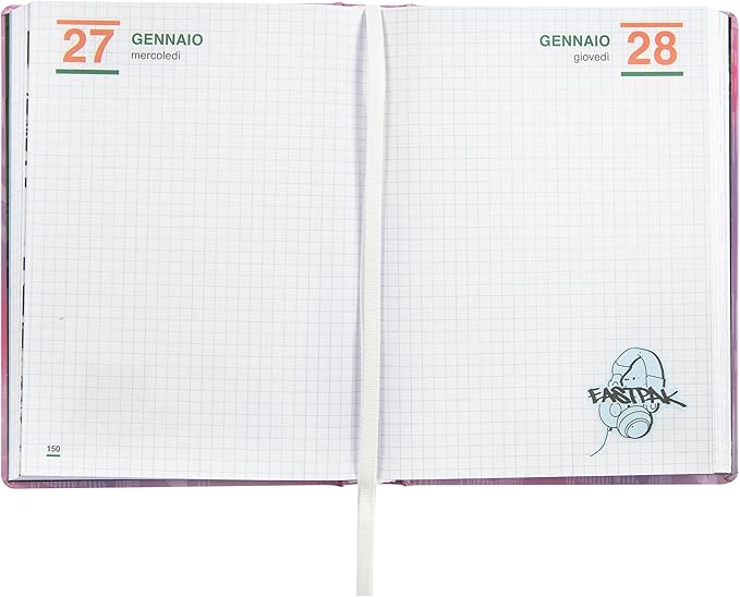DIARIO 13 MESI 2026/27 - EASTPAK - GIORNALIERO ROSA