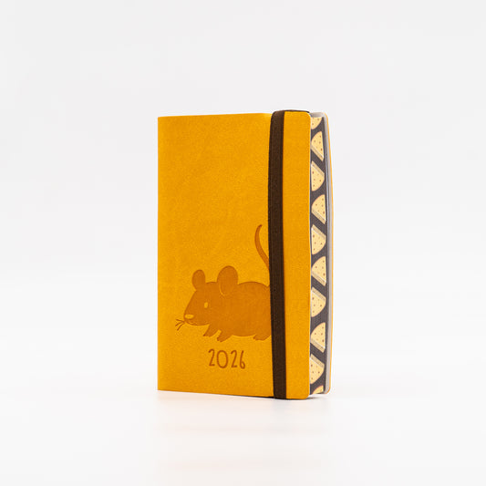 AGENDA GIORNALIERA CON ELASTICO 10X15 ZOOLAND TOPOLINO - GIALLO