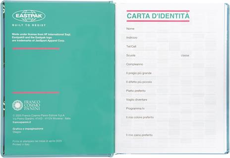 DIARIO EASTPAK 2025/2026