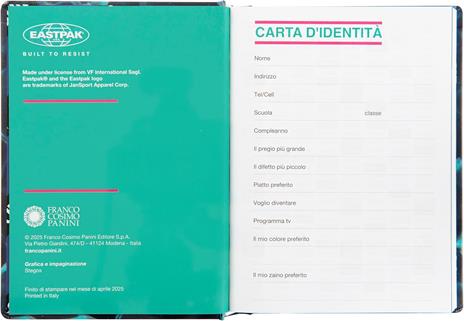 DIARIO EASTPAK 2025/2026