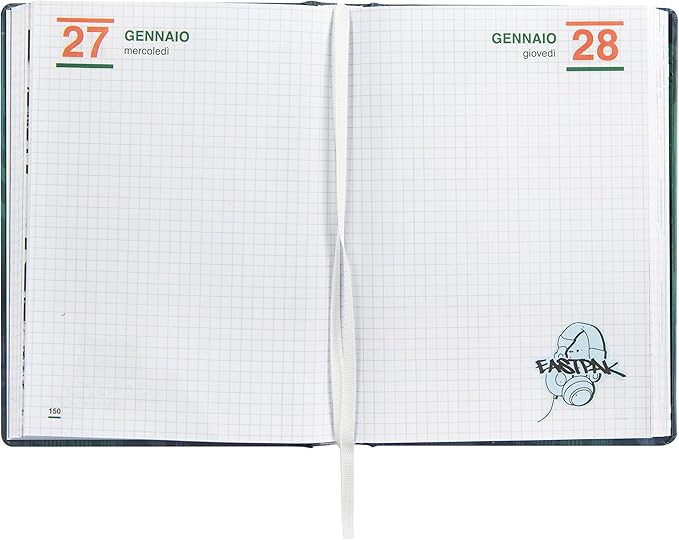 DIARIO 13 MESI 2026/27 - EASTPAK - GIORNALIERO BLU