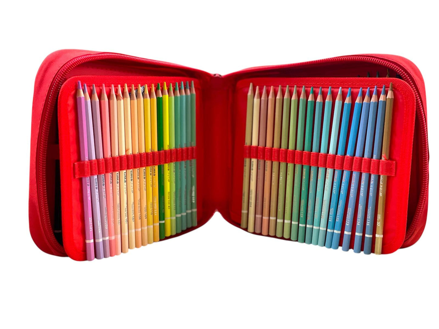 ART BOX PASTELLI IN LEGNO MINA 4.2 - 110 COLORI ROSSO