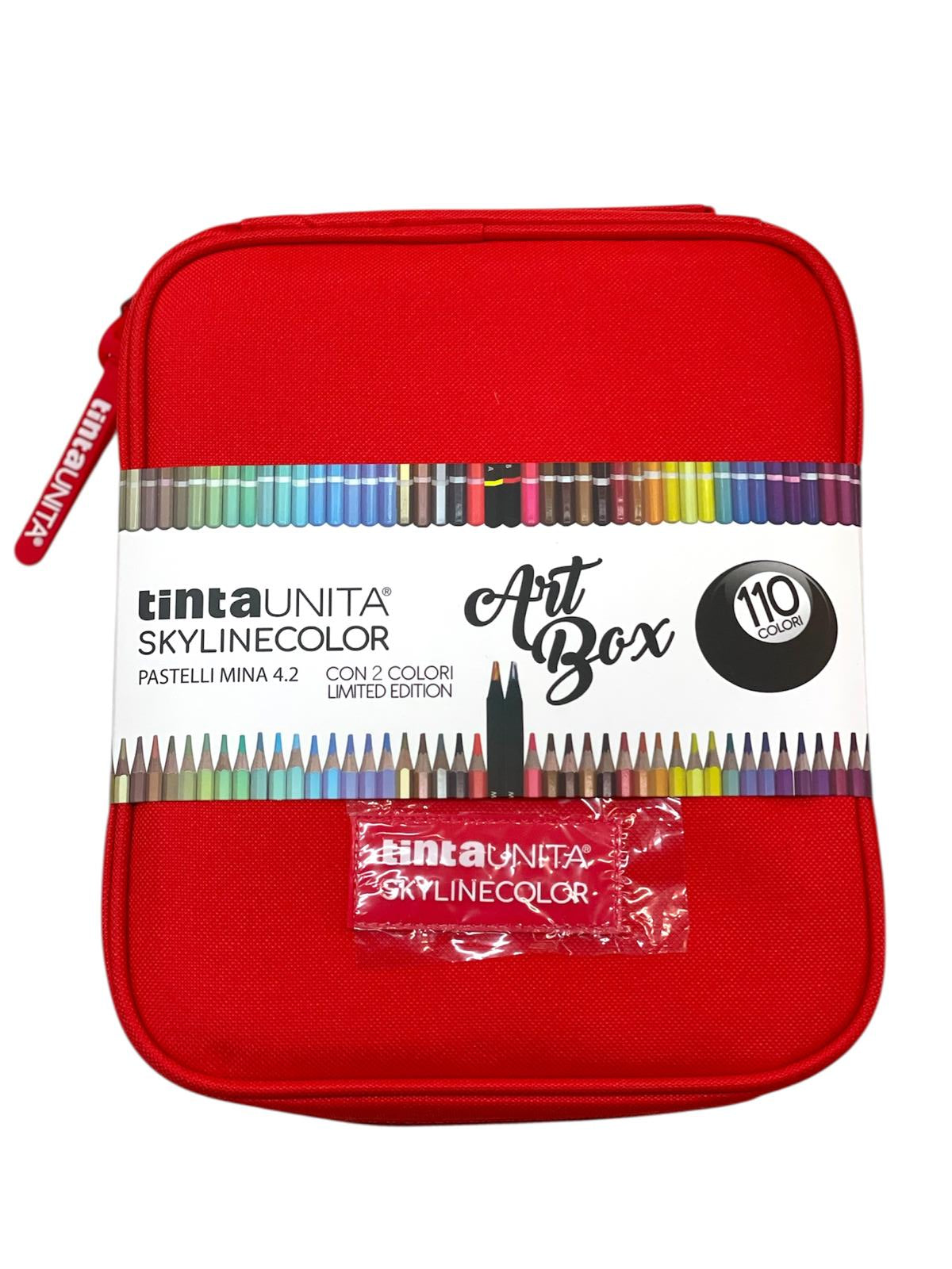 ART BOX PASTELLI IN LEGNO MINA 4.2 - 110 COLORI ROSSO