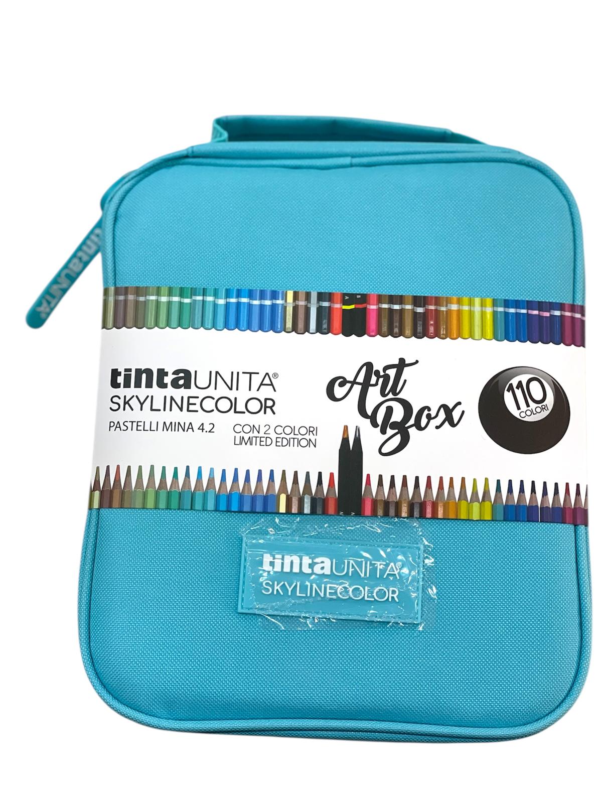 ART BOX PASTELLI IN LEGNO MINA 4.2 - 110 COLORI CELESTE