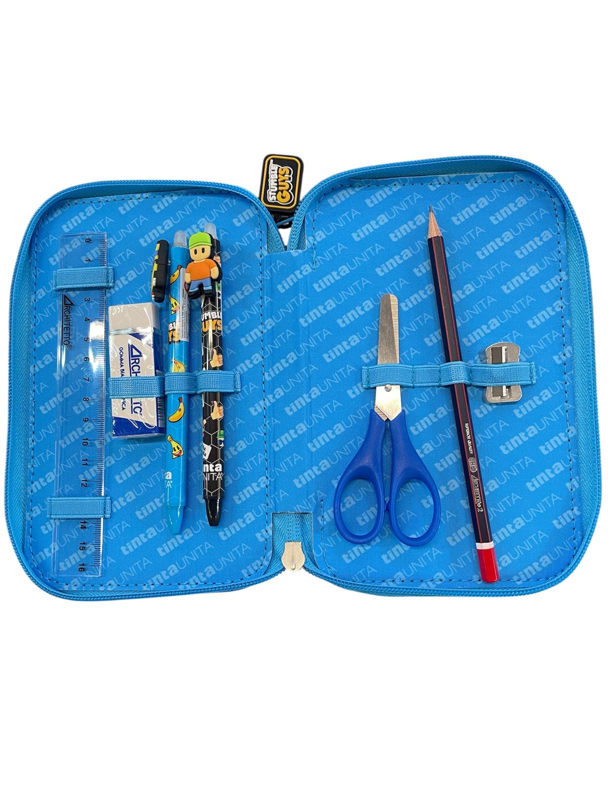 ASTUCCIO 3ZIP TIME STUMBLE GUYS AZZURRO - tintaUNITA