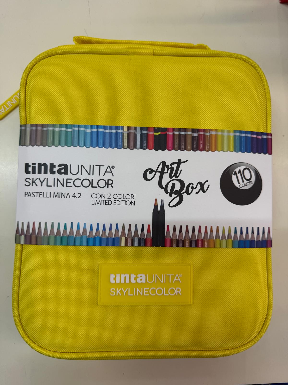 ART BOX PASTELLI IN LEGNO MINA 4.2 - 110 COLORI GIALLO
