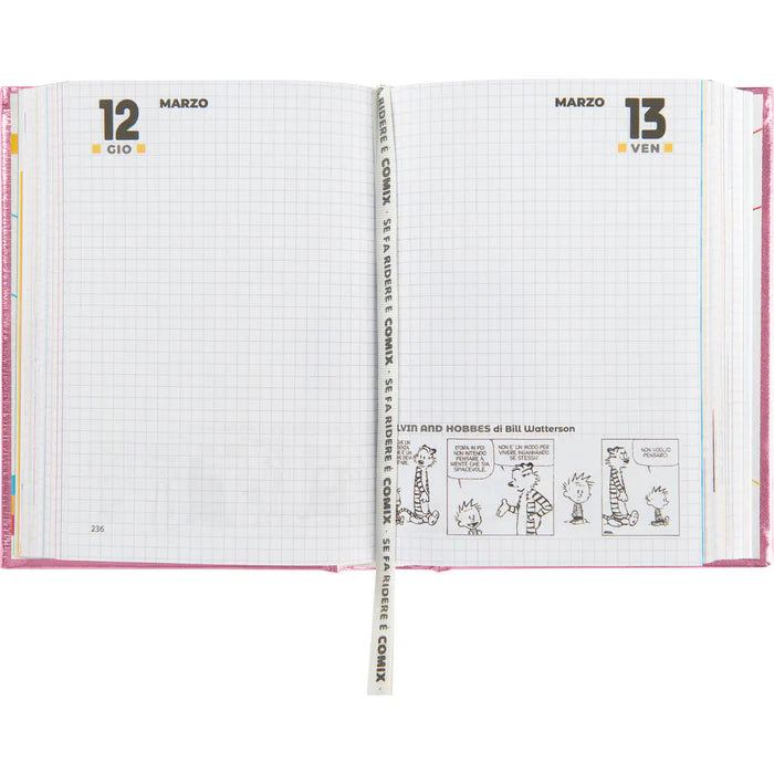 DIARIO DATATO 16 MESI STD 13 x 17,8 cm - COMIX SPECIAL ROSA
