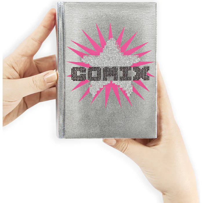 DIARIO DATATO 16 MESI MINI 11 x 15,3 cm - COMIX SPECIAL ARGENTO STELLA