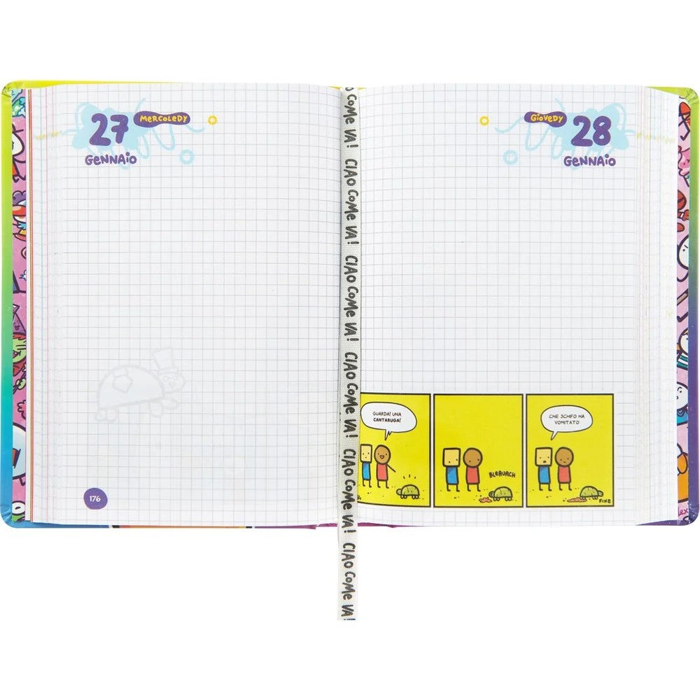 Diario 16 mesi 2026/2027 COMIX SCOTTECS BY SIO - DATATO
