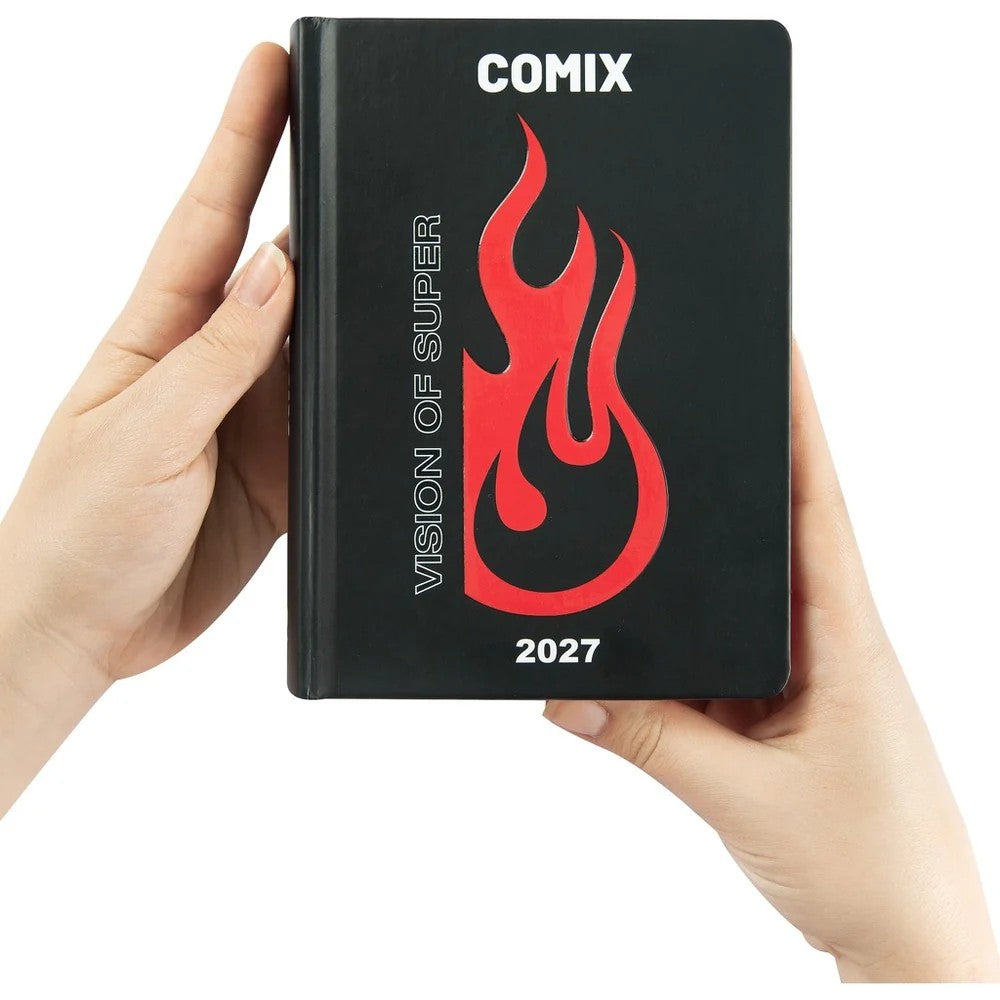 Diario 16 mesi 2026/2027 COMIX VISION OF SUPER - GIORNALIERO NERO