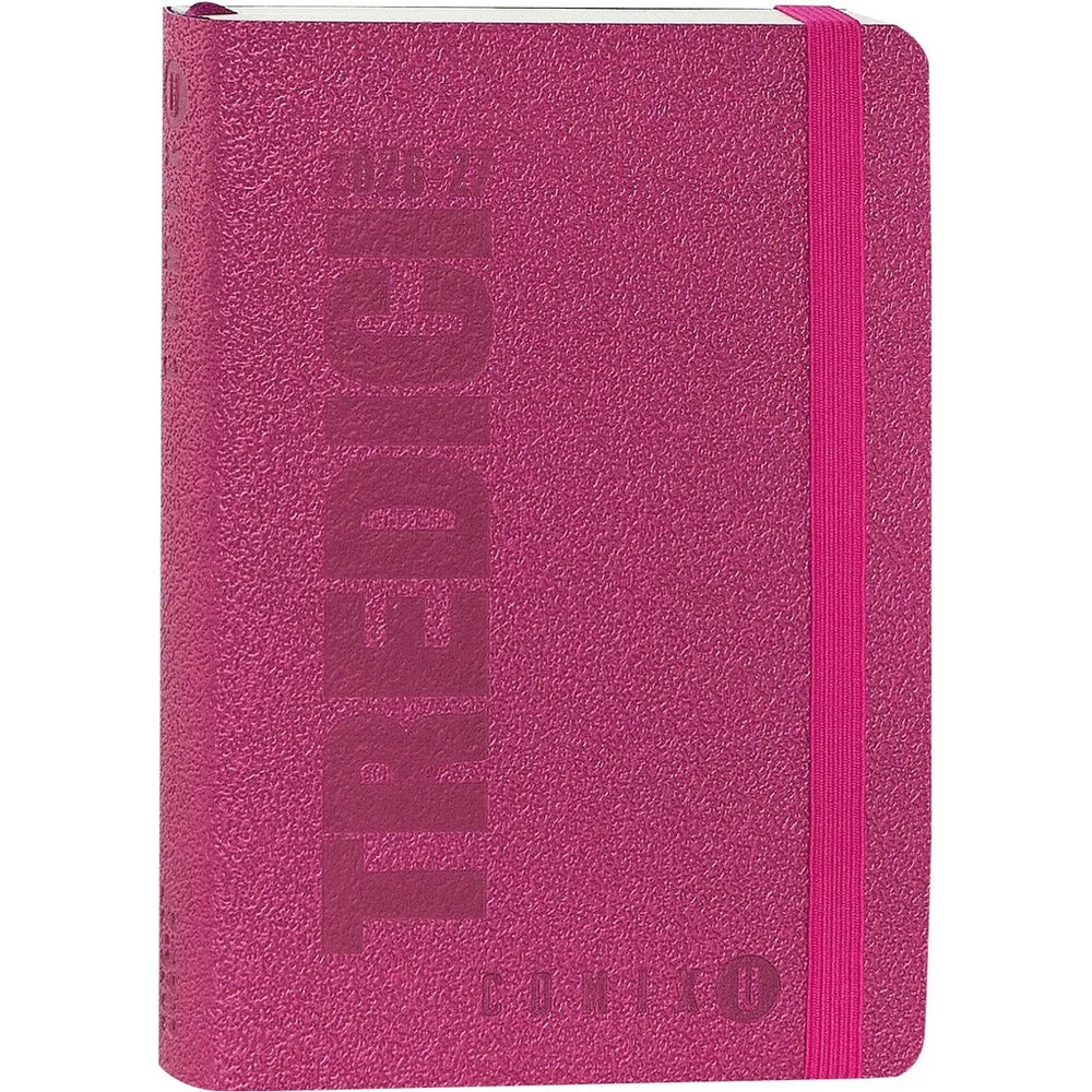 Diario 13 mesi 2026/2027 COMIX U YOURSELF - GIORNALIERO MINI MAGENTA