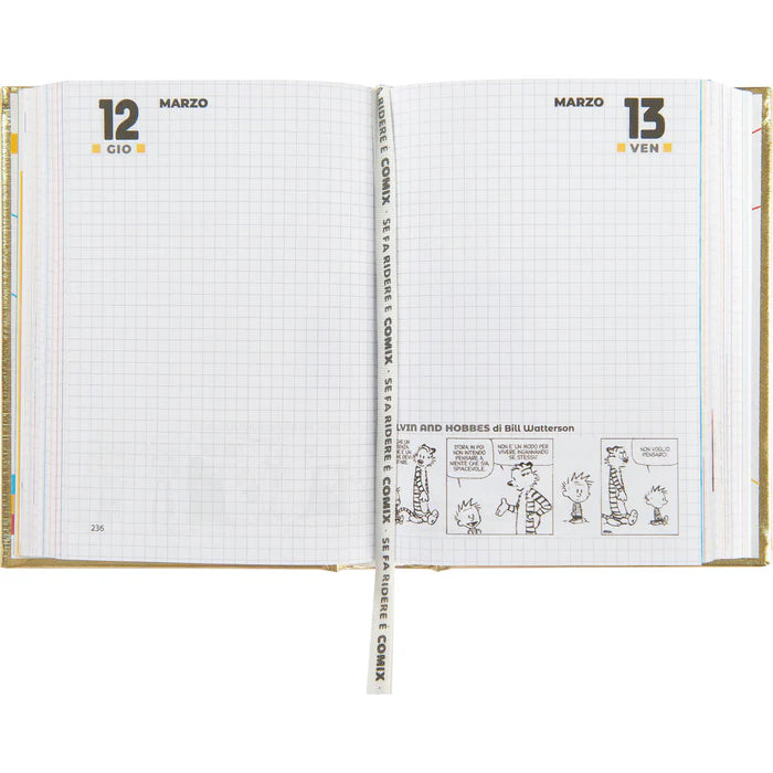 DIARIO DATATO 16 MESI STD 13 x 17,8 cm - COMIX SPECIAL ORO