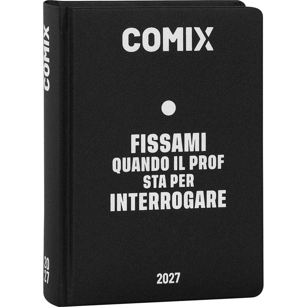 Diario 16 mesi 2026/2027 COMIX - GIORNALIERO MIGNON PLUS NERO/BIANCO