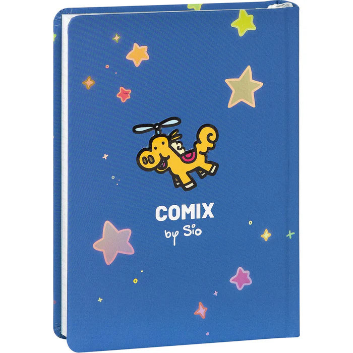 DIARIO DATATO 16 MESI COMIX SCOTTEX BY SIO - BLU UNICOTTERO