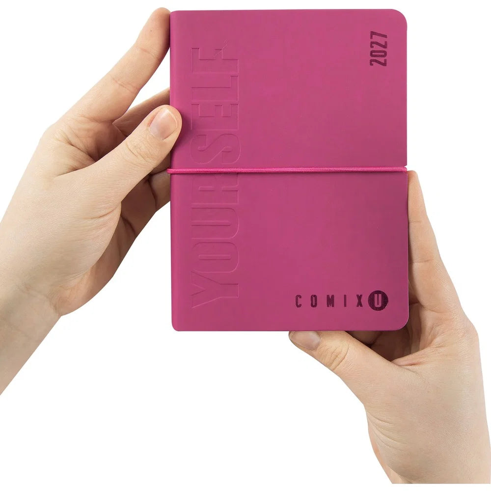 Diario 13 mesi 2026/2027 COMIX U YOURSELF - GIORNALIERO MAGENTA