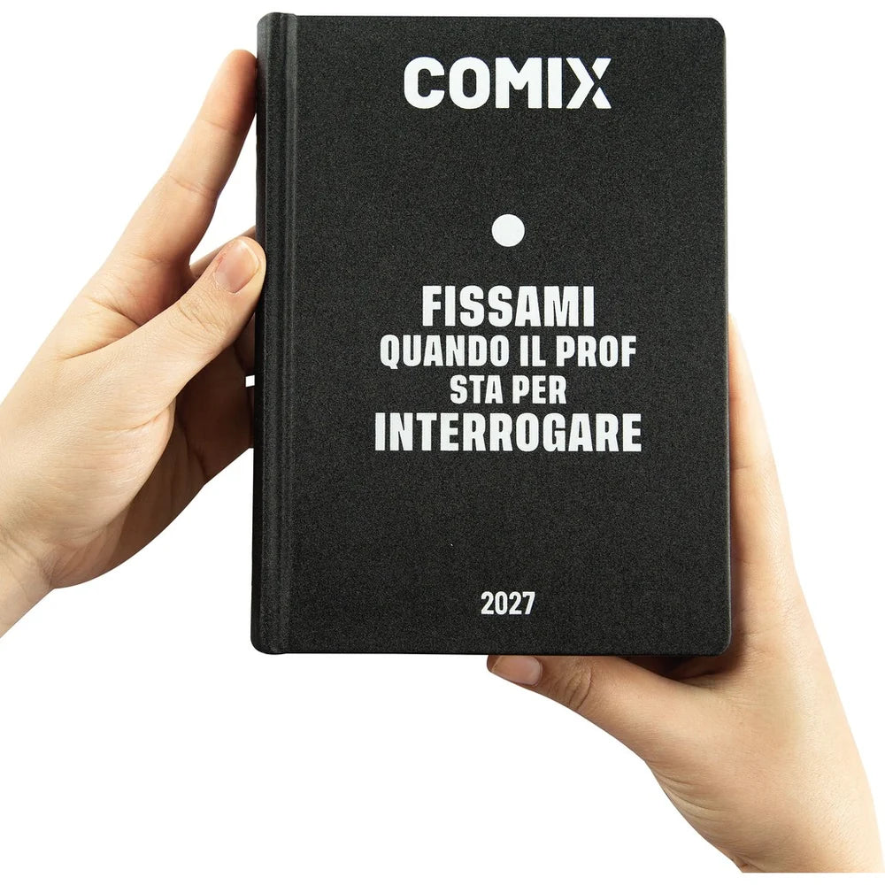 Diario 16 mesi 2026/2027 COMIX - GIORNALIERO MIGNON PLUS NERO/BIANCO