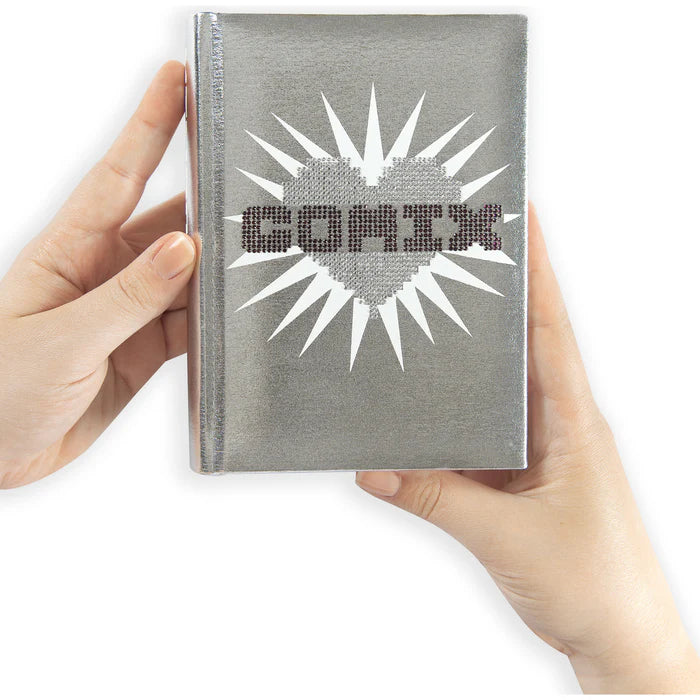 DIARIO DATATO 16 MESI MINI 11 x 15,3 cm - COMIX SPECIAL ARGENTO CUORE