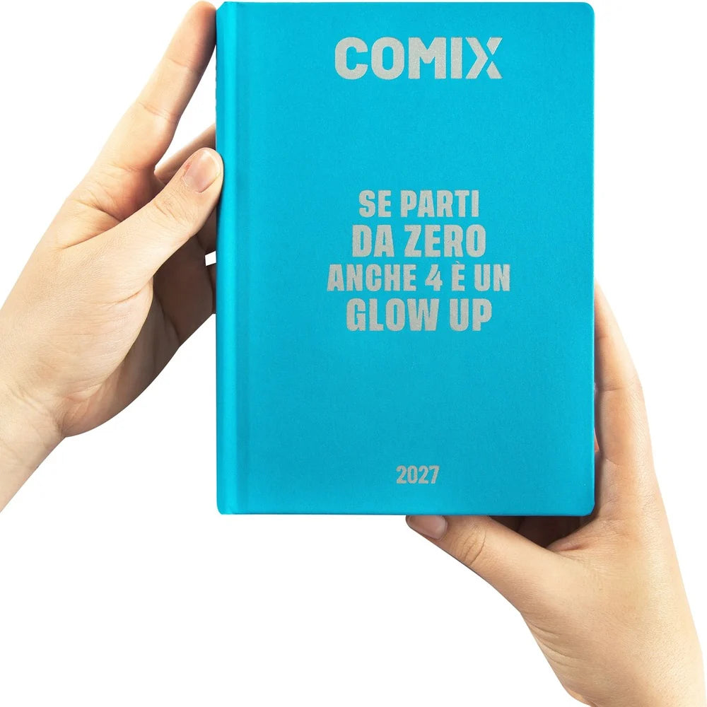 Diario 16 mesi 2026/2027 COMIX - GIORNALIERO MIGNON PLUS AZZURRO
