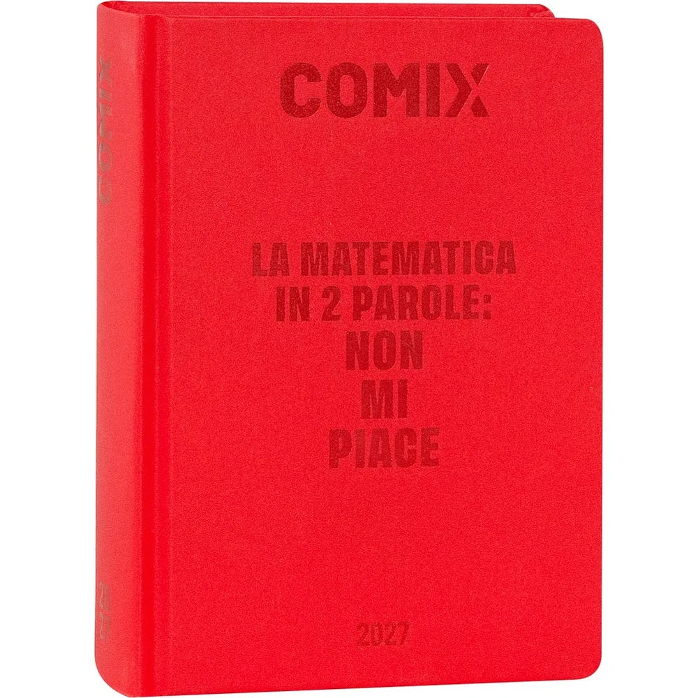 Diario 16 mesi 2026/2027 COMIX - GIORNALIERO MIGNON PLUS ROSSO