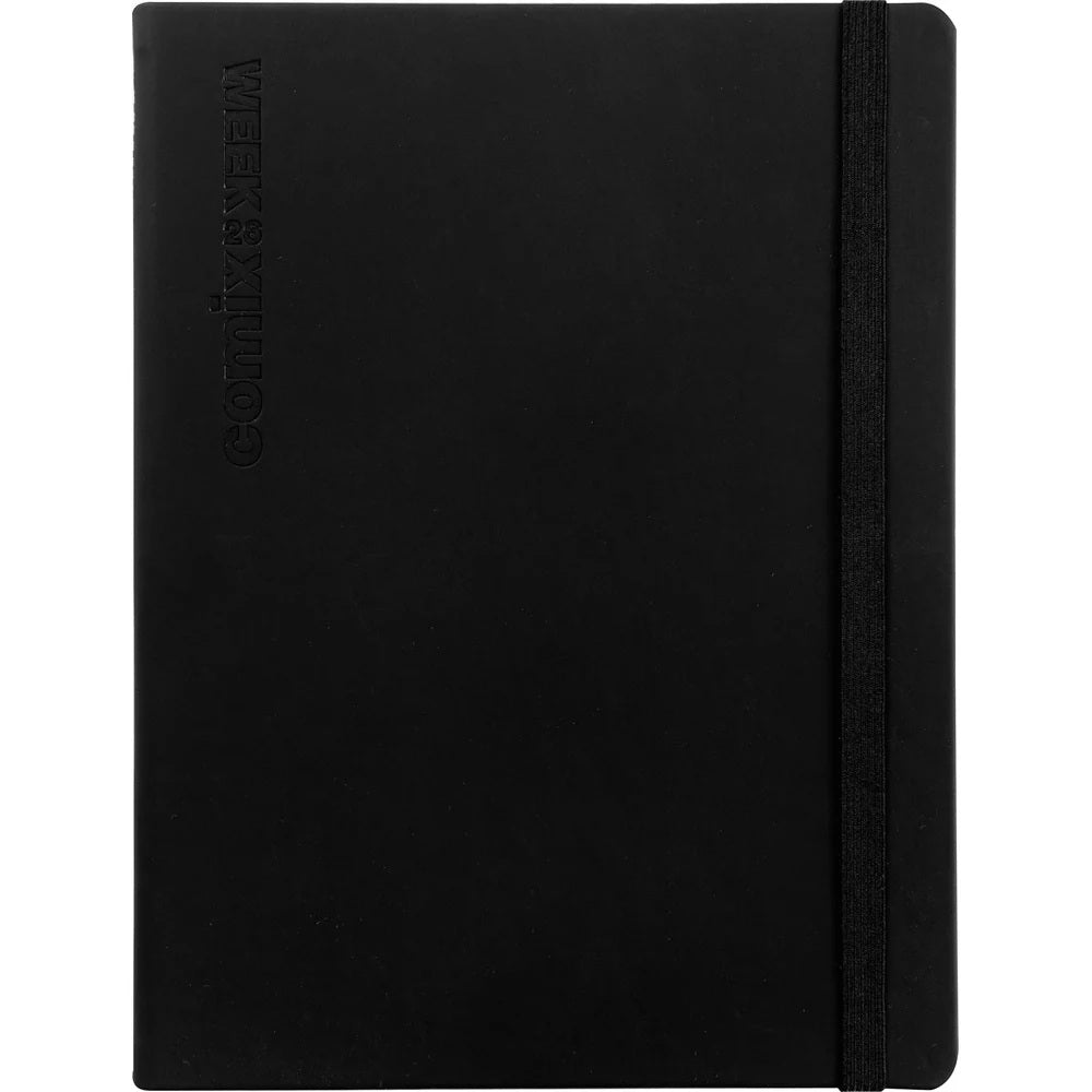 AGENDA COMIX 12 MESI 2026 LARGE SETTIMANALE 19X25 - NERO