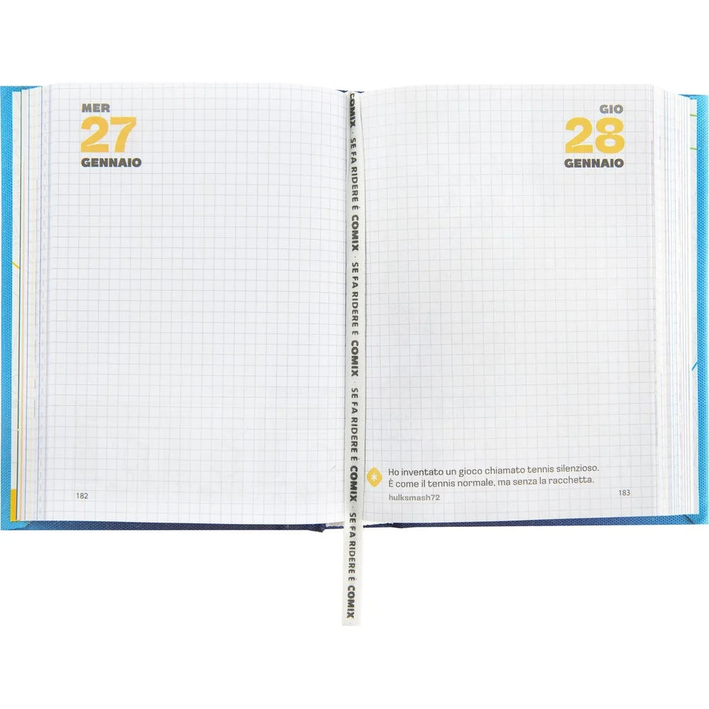 Diario 16 mesi 2026/2027 COMIX SPECIAL - GIORNALIERO STANDARD LIGHT BLU
